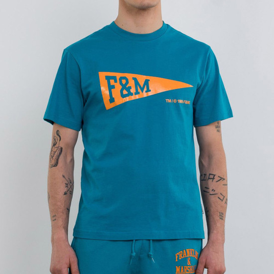 Franklin Marshall Ανδρική κοντομάνικη μπλούζα T-Shirt / Piece Dyed 20/1 Jersey